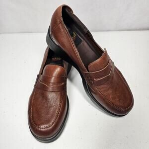 Aerosoles Women's Brown Leather Penny Loafers Size 7.5